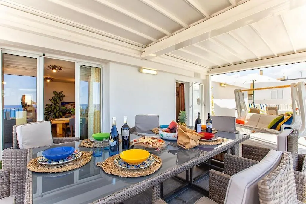 Attico Mir El Mar Alghero Con Spettacolare Terrazza Panoramica Vista Mare Ιταλία