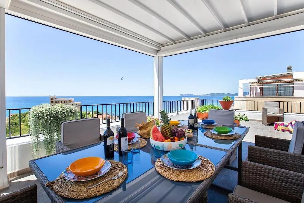 Attico Mir El Mar Alghero Con Spettacolare Terrazza Panoramica Vista Mare 0*,  Ιταλία
