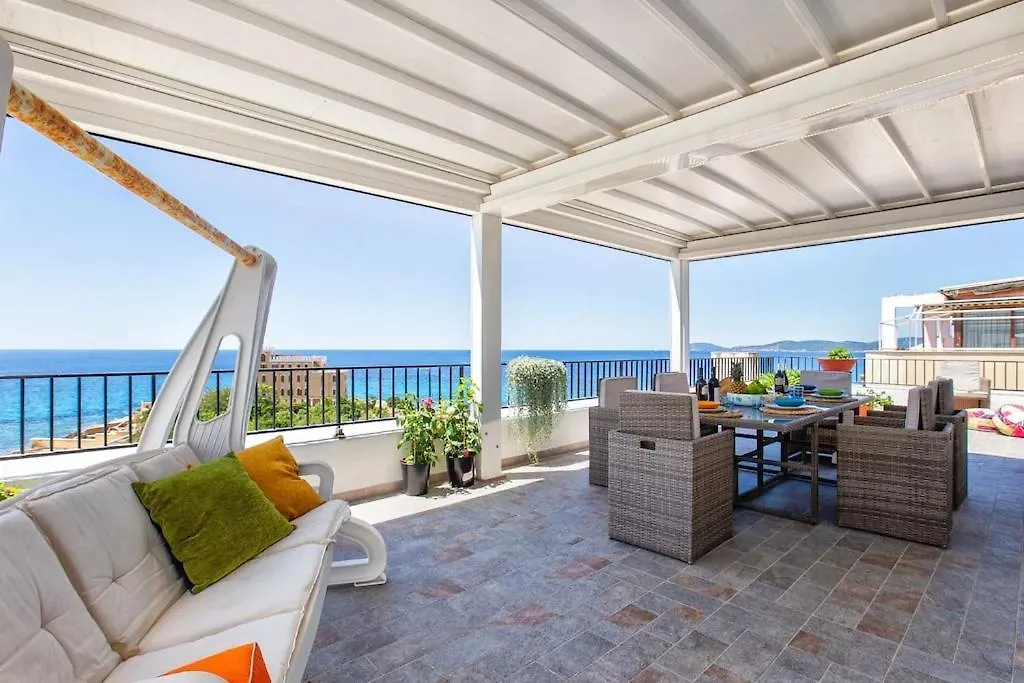 Attico Mir El Mar Alghero Con Spettacolare Terrazza Panoramica Vista Mare